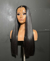 Pelucas de cabello vietnamita de densidad 250 13x4 pelucas delanteras de encaje transparente Full HD Peluca de encaje de pelo virgen recto de hueso HD