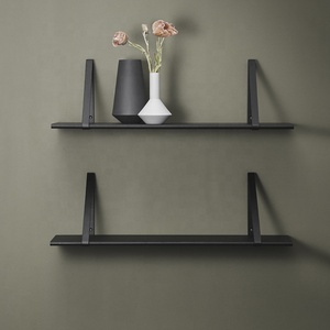 Rustic Triangle Black <strong>Shelf</strong> Brackets <strong>Wall</strong> <strong>Mounted</strong> Heavy Duty <strong>Shelf</strong> Support Floating <strong>Shelf</strong> - Product Image 5