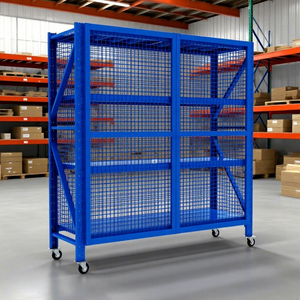 Estantería Metálica Rodante de Alta Resistencia con Ruedas de Goma 48x18x72, Sin Tornillos, Solución de Almacenamiento para Oficina y Almacén - Product Image 6