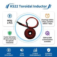 Inducteur toroïdal à noyau de ferrite KS12 à brancher, 10A, pour amplificateur audio, inducteur de puissance à courant élevé, serpentin de mode commun