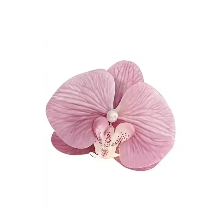 Fermaglio per capelli con fermaglio a forma di orchidea di fiori fermaglio per capelli