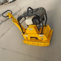 Compacteur à plaques réversible diesel FPC-220 Changfa CF186FAE, compacteur vibrant autoporté pour la construction routière