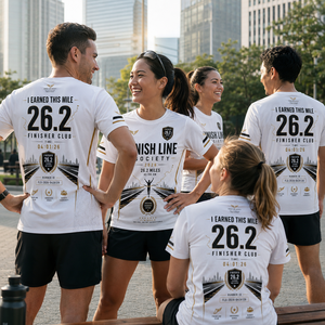 Camiseta Personalizada para Finalistas de Maratón, Camiseta Conmemorativa para el Línea de Meta, para Eventos Deportivos y Premios a Corredores - Product Image 4