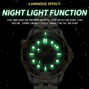 Reloj Deportivo Binbond 2820 de Alta Gama, con Calendario, Luminoso, Resistente al Agua, de Cuarzo, Acero y Silicona, para Hombre, de Negocios - Product Image 5