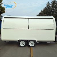 Webetter Custom Mini Street Mobile Remorque alimentaire en fibre de verre Chariot à hot-dogs bon marché Remolques Sanck Machines Camion de restauration pour magasin d'alimentation