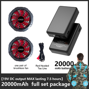 Sản phẩm mùa hè <span class=keywords><strong>2025</strong></span> điều hòa không khí quần áo ngân hàng điện 25V 22V 19V DC ngân hàng điện để làm mát fan hâm mộ Áo khoác Vet quần áo làm việc - Product Image 2