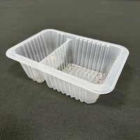 Barquette alimentaire en plastique recyclable personnalisée, emballage pour viande fraîche et fruits en supermarché