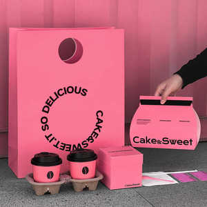 Custom eco-friendly biodegradabile monouso rigido scatole di imballaggio per torta Puff Sandwich per rotolo con carta d'arte - Product Image 5