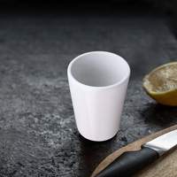 Gobelet à liqueur en céramique blanche vierge pour sublimation, 1,5 oz, verre à vin, à whisky