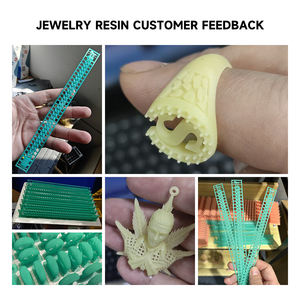 <span class=keywords><strong>Résine</strong></span> de bijouterie coulable à haute teneur en cire NOVA3D abordable pour imprimantes DLP LCD, verte, filigrane creux, <span class=keywords><strong>résine</strong></span> de précision pour la fabrication de bijoux - Product Image 5