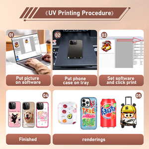 A3 Kích thước L805 đầu UV phẳng máy in 3250 A3 UV máy in máy đa màu máy in phun cho trường hợp điện thoại bút Acrylic chai - Product Image 4