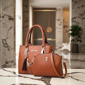 Của phụ nữ công suất lớn PU Tote vai túi sang trọng dây kéo đóng cửa Ví ladies' Bán buôn túi xách cho mùa hè - Product Image 5