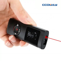 Télémètre laser intelligent multifonction mini avec recharge USB, portée de 0,05 à 40 m et précision de 2 mm