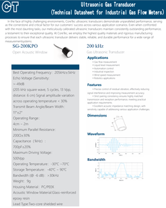 Đầu dò siêu âm không thấm nước 200KHz - Product Image 3