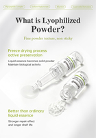 Poudre de peptides lyophilisés pour estomper les cicatrices d'acné, hexapeptide, oligopeptide, éclaircissant, en flacons, marque privée