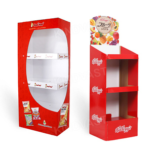 Chất lượng cao sóng Snack tông hiển thị cà phê bán lẻ hiển thị bánh mì đứng tốt đứng - Product Image 2