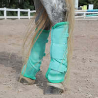 Bottes anti-mouche pour cheval, Protection contre les mouches, maille légère, répulsif contre les piqûres d'insectes, lot de 4