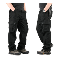 Pantalon tactique en toile de coton camouflage pour homme, multi-poches, pour la randonnée, la chasse, pantalon cargo, pantalon safari