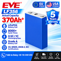 Nouvel arrivage EVE Nouvelle cellule LiFePO4 de qualité A LF356L 356Ah 3.2V 8000 cycles 1040Wh 356.25Ah Batterie cellule prismatique LiFePO4 Stock UE