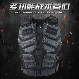 Chaleco Táctico de Entrenamiento CS para Campo, Impermeable, de Poliéster, Estilo Moderno, con Cierre de Cremallera, para Uso en Exteriores, Capacidad de 20L - Product Image 3