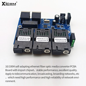 Xicom 3 Fiber 2 Electric Transceiver <b>Pcba</b> Board Optical Communication Motherboard MK-1032-20AB - Product Image 5