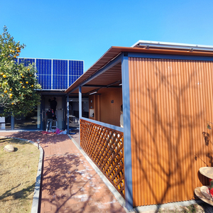 Không thấm nước coextrusion WPC decking cho ngoài trời Vườn kho công viên Composite rỗng hồ bơi bên ngoài dễ dàng bấm vào 139*13 Mét - Product Image 4