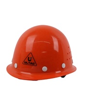 Casque de sécurité en acier non rainuré ULTAC NP108 de type V à 4 points d'attache pour travaux de construction