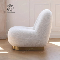Madamcenter Moderne Mignon Moelleux Réception Canapé Siège Banc Unique Poire Bébé Enfant Waitng Chaise Salon Salle d'Attente en Bois