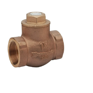 C-Way Bronze Horizontal Check Body PTFE <b>Sealing</b> Water Compatible 2-Inch BSP Female Ends 300psig Test High Quality - Product Image 2