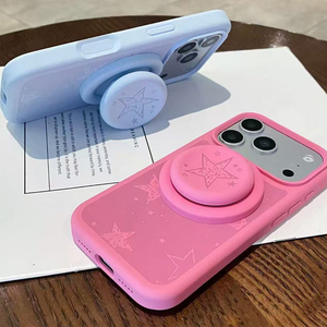 เคสโทรศัพท์ซิลิโคนแม่เหล็กแบบกำหนดเองรุ่น GS005 พร้อมที่ยึดแม่เหล็กซิลิโคนสำหรับเคสมือถือ iPhone 17 Pro Max - Product Image 1