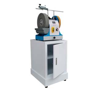 เครื่องลับมีดไฟฟ้าแบบตั้งโต๊ะขนาดเล็ก 10 นิ้ว ระบายความร้อนด้วยน้ำ ปรับความเร็วได้ ล้อคู่ ใช้ในครัวเรือน สำหรับลับมีดและกรรไกร - Product Image 4