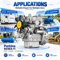 Moteur diesel industriel Pekins 403EA-11, 21 kW, 1,1 L, 3 cylindres, refroidissement liquide, pour générateur, pompe à eau, machines