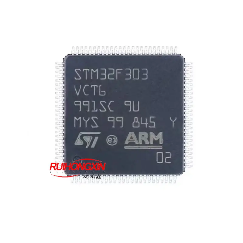 STM32F303VCT6 LQFP-100 stm32f303 Mainstream mixed signal MCU with ARM Cortex-M4 core of DSP and FPU, 256 KB flash memory, 72 MHz