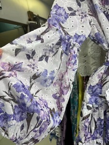 2024 primavera nuevo nicho marca de <span class=keywords><strong>moda</strong></span> elegante Floral <span class=keywords><strong>hongo</strong></span> encaje ajuste suelto encaje señora Vestido <span class=keywords><strong>Mujer</strong></span> - Product Image 6
