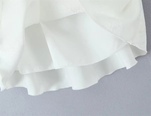 Minigonna Casual Estiva da Donna 2026 Traspirante a Vita Naturale, 2 Varianti di Colore, Chiusura con Cerniera, Tinta Unita, <span class=keywords><strong>Gonna</strong></span> a Trapezio alla Moda - Product Image 6