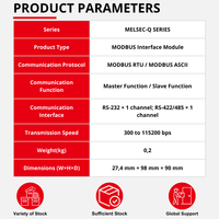 Module d'interface MODBUS QJ71MB91 neuf, unité de communication PLC RS-232 RS-422/485 pour la commande d'automatisation Mitsubishi MELSEC-Q