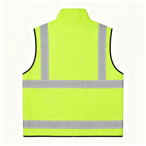 High Visibility Vest Construction Worker Safety Vest High Reflective Clothing Customised Logo - Product Image 2