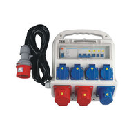 CEE-30 16A 3 4 5 broches 220-380V boîte de distribution de boîte de prise industrielle multiple