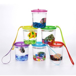 Mini Pecera de Plástico con Tapa y Cuerda, Caja de Acuario Transparente <span class=keywords><strong>para</strong></span> Peces Pequeños, <span class=keywords><strong>Medusas</strong></span>, Tortugas - Venta al por Mayor - Product Image 5