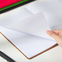 Carnet à couverture souple en cuir personnalisé par le fabricant avec logo en relief, carnet à couverture en PU avec logo estampé à chaud, carnet à couverture souple en PU