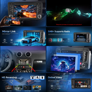 Radio de Coche Android Podofo de 7 Pulgadas, 2+64G, 2Din, Estéreo para Coche, para Audi A3 8P S3 RS3, Carplay Inalámbrico/Android Auto, GPS/Wifi/SWC, Audio para Coche OEM - Product Image 3