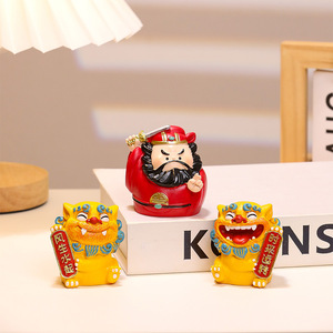 Lucky Little Deity Ornament Resin <b>Statue</b> Irregular Shape Home Decoration Office Desk Decor Car Accessory Personal Gift - Product Image 3