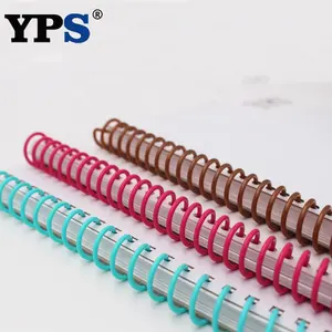 6-50mm Colorful PET Plastic Spiral Binding Ring Notebook Coil Binding