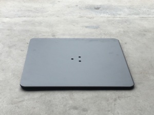 בסיס שולחן אוכל ממתכת שחורה, יצוקה, מצופה אבקה, עמידה במיוחד - Product Image 5