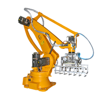 Pince en silicone de qualité alimentaire avec PLC et boîte de vitesses pour conteneurs de sauce de 50 L, machine de chargement de camions servo-électrique (garantie 3 ans)