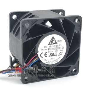 Ventilateur Delta 60 mm PFR0612XHE-01 12 V 5 A CC sans balais pour boîtier d'ordinateur - Product Image 2