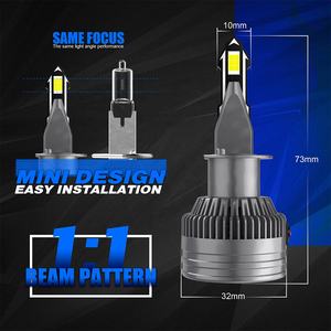 Feux de camion pratiques bon marché Phares à LED H1 Phares de camion H1 Systèmes d'éclairage de camion 8400lm 70w pour fourgonnettes universelles - Product Image 2