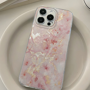 <span class=keywords><strong>Coque</strong></span> transparente en TPU à motif <span class=keywords><strong>marbre</strong></span> <span class=keywords><strong>rose</strong></span> et feuille d'or, étui de luxe antichoc scintillant pour <span class=keywords><strong>iPhone</strong></span> 17 16 15 14 13 Pro Max - Product Image 4