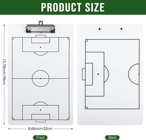 Tableau de coaching de football double face effaçable à sec pour entraîneurs, tableau blanc <span class=keywords><strong>sportif</strong></span> pour marqueurs - Product Image 2