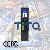 Terminal de Rédemption Billets Entrants et Sortants, Kiosque de Retrait Multi-Devises, Accepteur de Billets, Imprimante Thermique, pour Bar, Club, Jeux de Skill, OEM